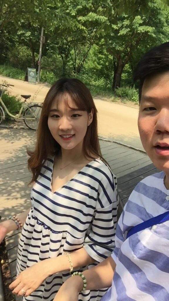 김현정 커플여행 촬영