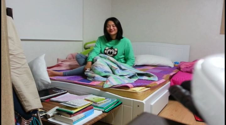 새벽 운동 끝내고와서 여친과